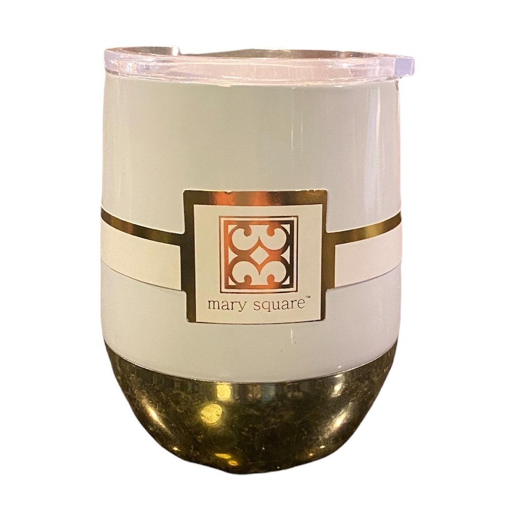 Mary Square 12 Oz. Stainless Steel Travel Tumbler